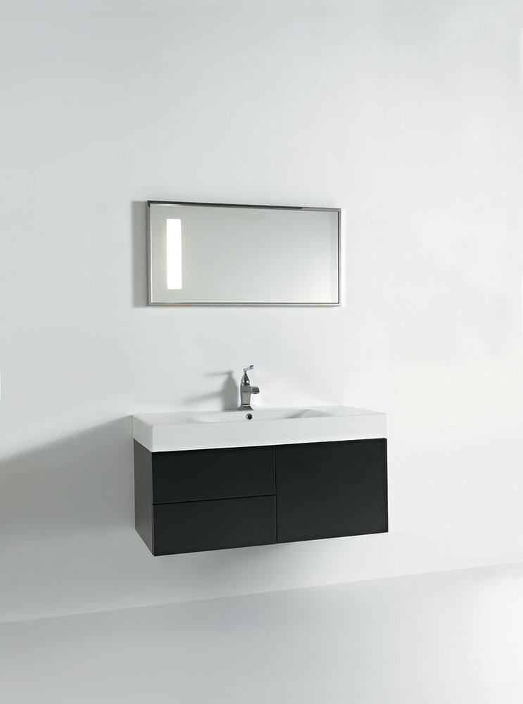 Alde 100cm Basin with Side Shelf