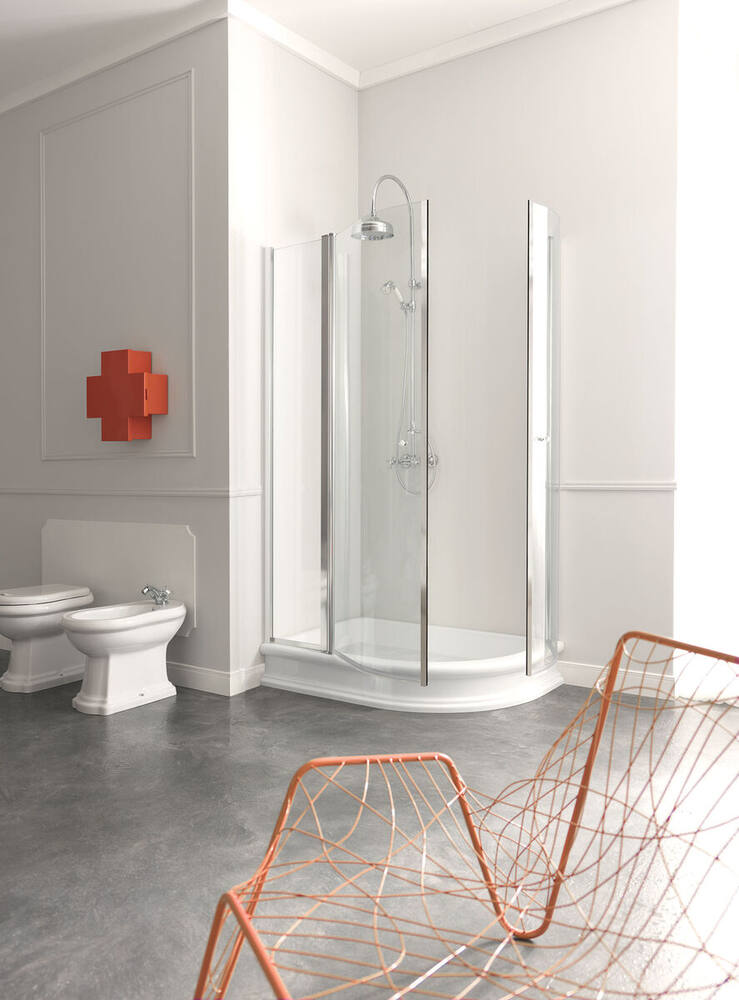 Framsden Exposed Shower with Hand Shower, Riser and 20cm Shower Head