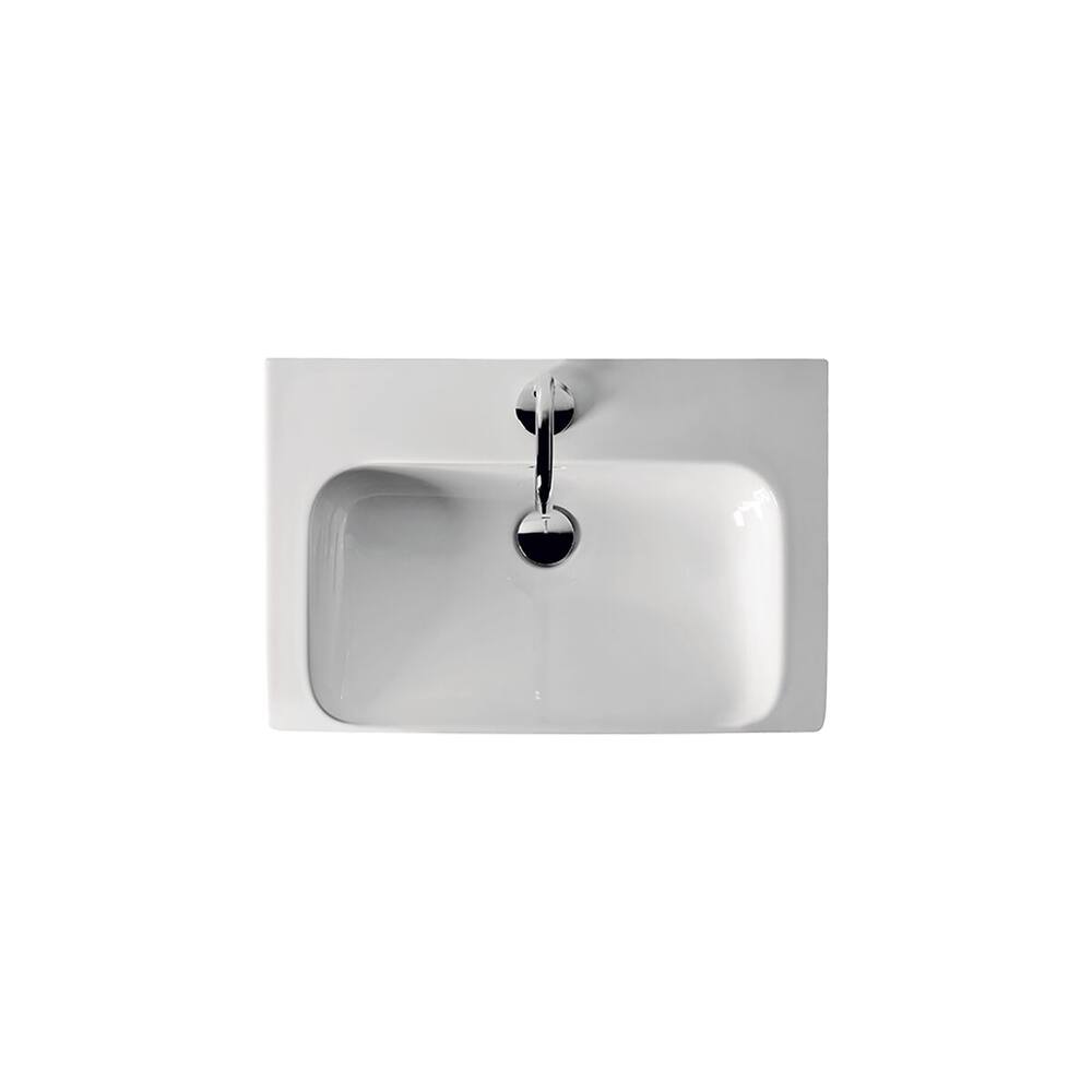 Gipping 60cm Semi-Recessed Basin