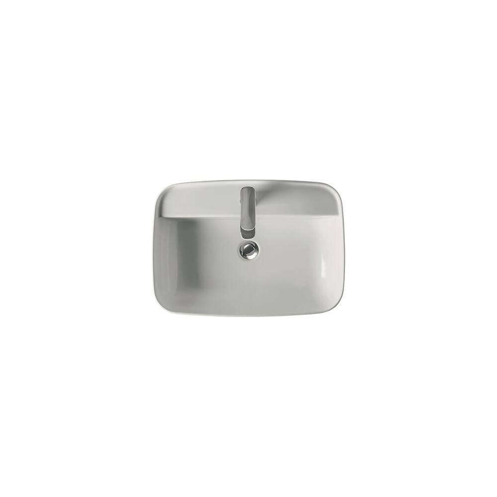 Stour 60cm Semi Inset Basin with Tap Ledge